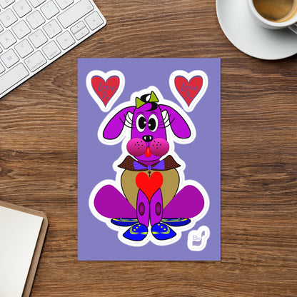 Love Pup 3 Violet BeSculpt Stickers Sheet