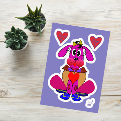 Love Pup 4 Hot Pink BeSculpt Stickers Sheet