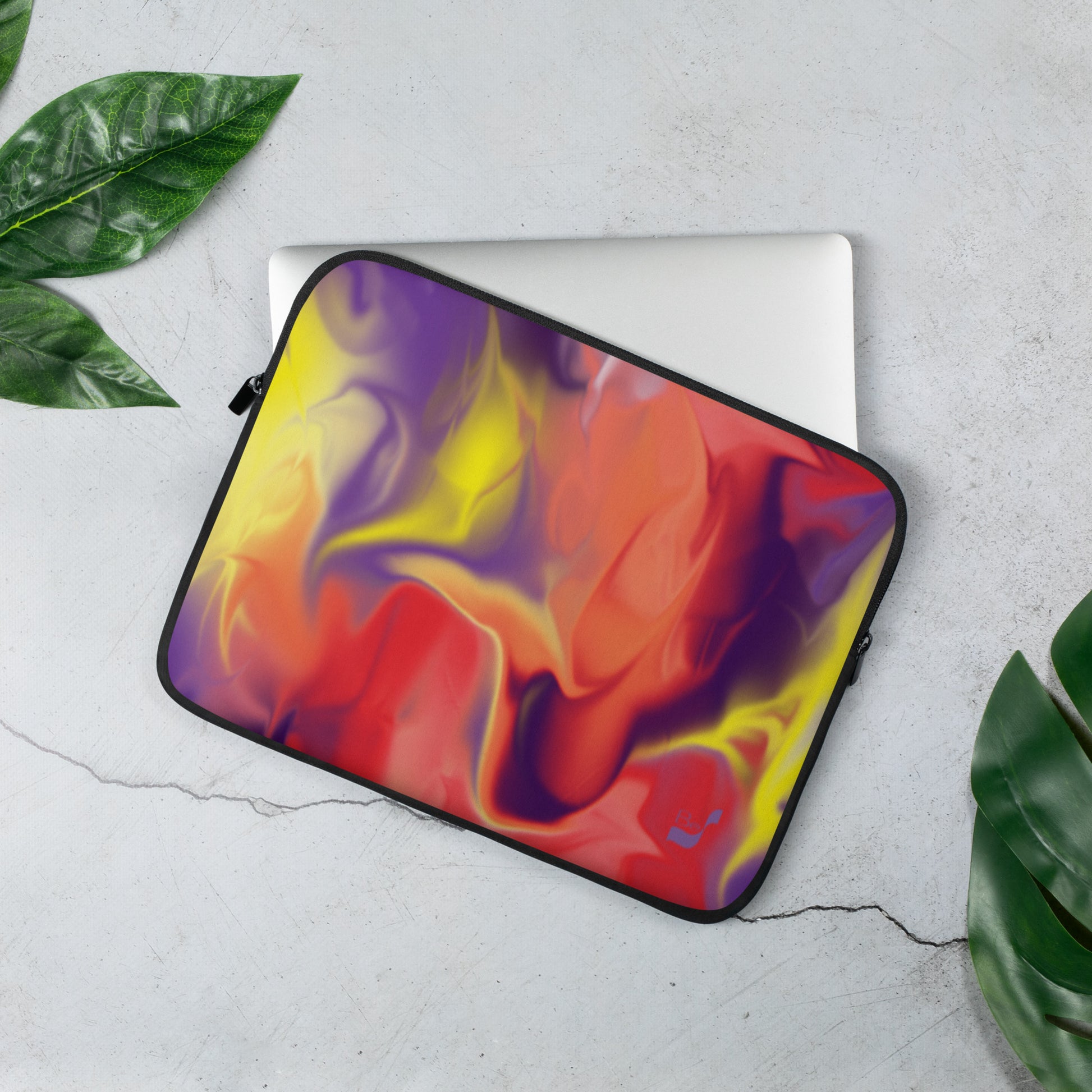 Airless BeSculpt Abstract Art Laptop Sleeve