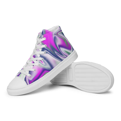 Burst BeSculpt Men’s High Top Canvas Shoes