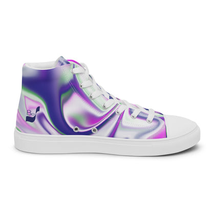 Burst BeSculpt Men’s High Top Canvas Shoes