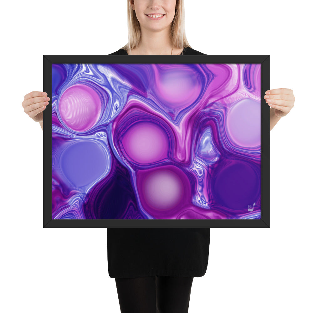 Balloons BeSculpt Abstract Art Framed