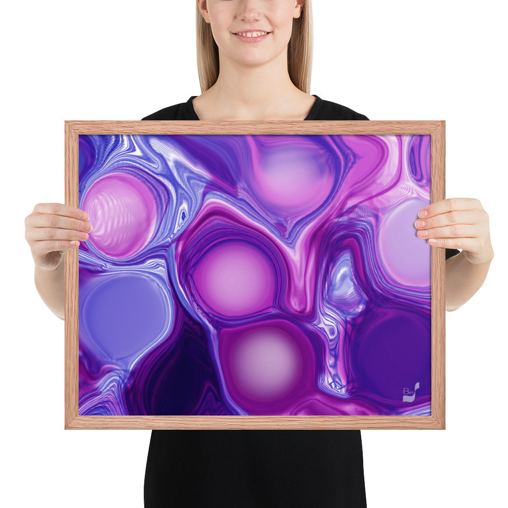 Balloons BeSculpt Abstract Art Framed