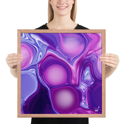 Balloons BeSculpt Abstract Art Framed