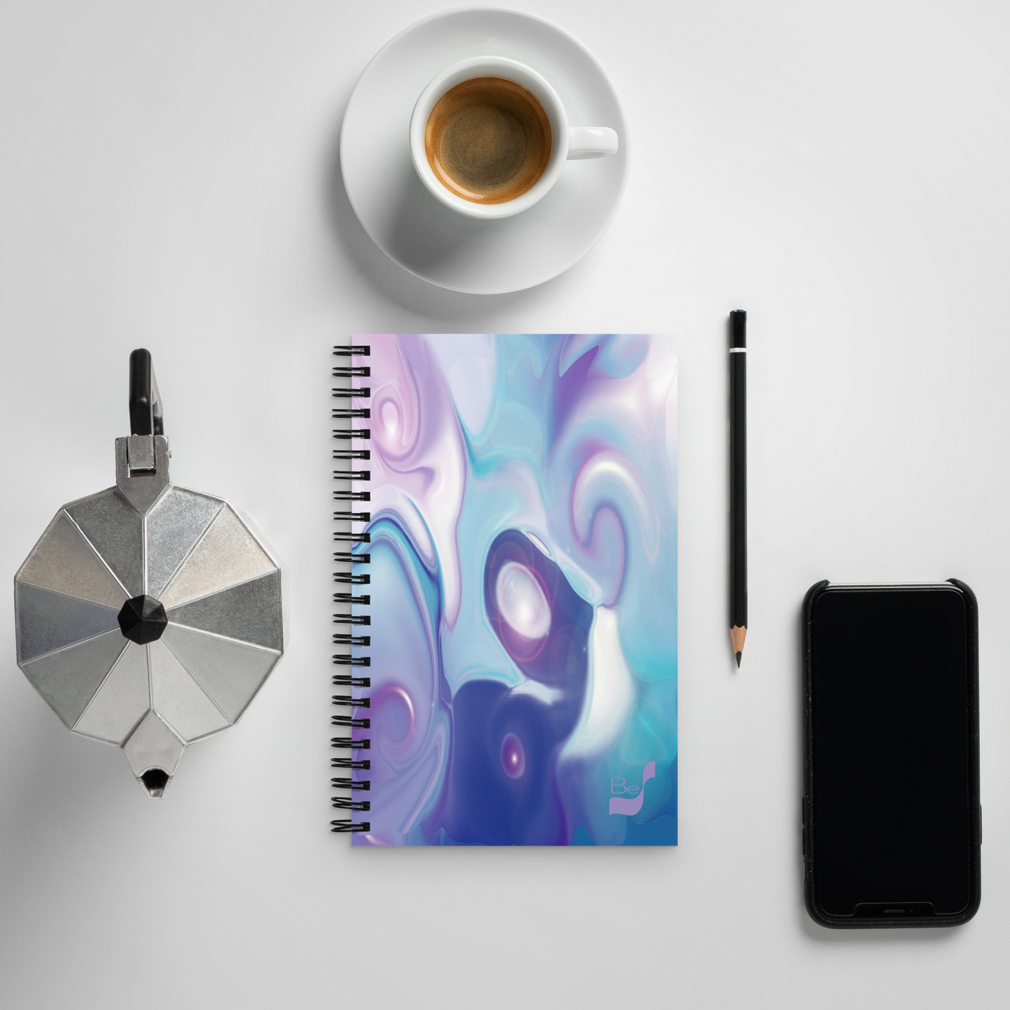 Space Elephant BeSculpt Kids Spiral Notebook