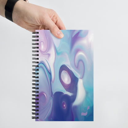 Space Elephant BeSculpt Kids Spiral Notebook