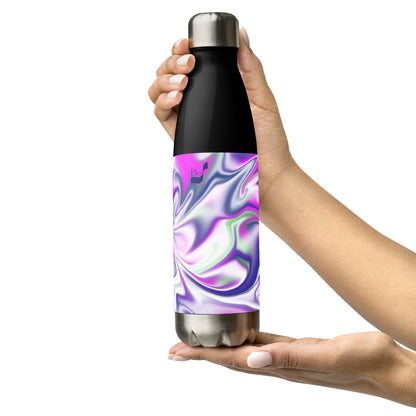 Burst BeSculpt Abstract Art Stainless Steel Water Bottle Reversed Image