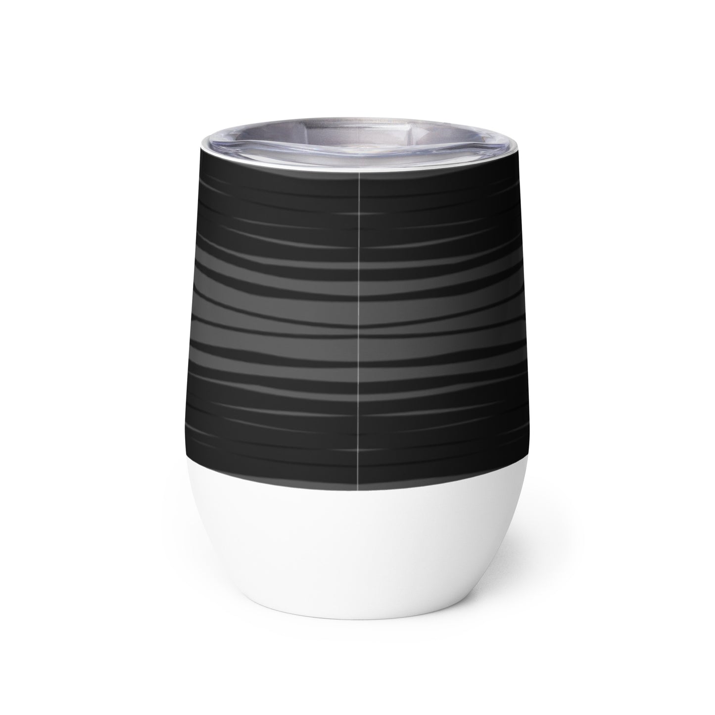 Black H Stripes BeSculpt Wine Tumbler 2