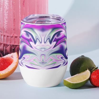 Burst BeSculpt Kaleidoscope Wine Tumbler 1