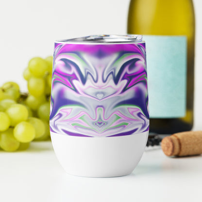 Burst BeSculpt Kaleidoscope Wine Tumbler 1