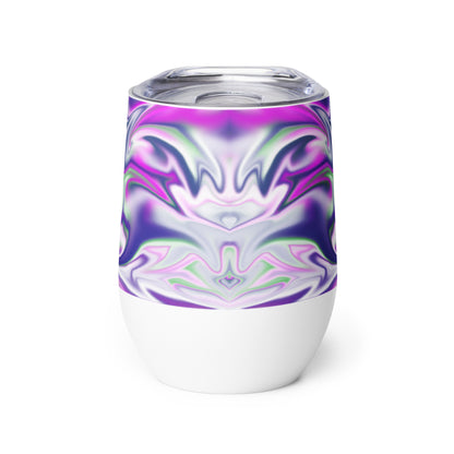 Burst BeSculpt Kaleidoscope Wine Tumbler 1