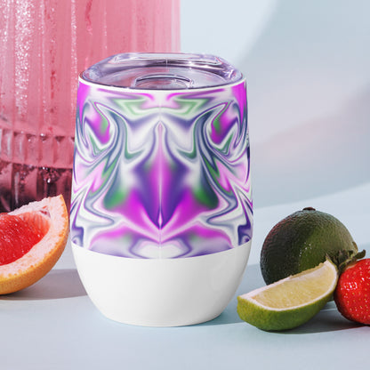 Burst BeSculpt Kaleidoscope Wine Tumbler 3