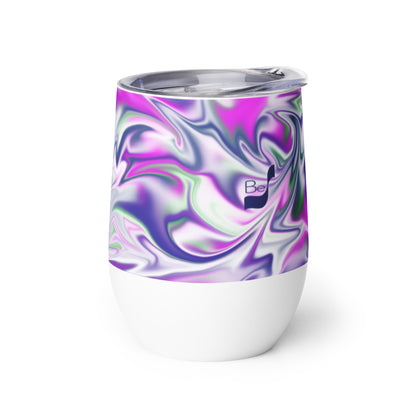 Burst BeSculpt Kaleidoscope Wine Tumbler 1