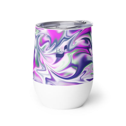 Burst BeSculpt Kaleidoscope Wine Tumbler 3