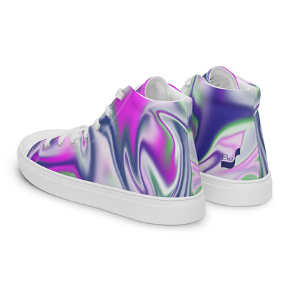 Burst BeSculpt Women’s High Top Canvas Shoes