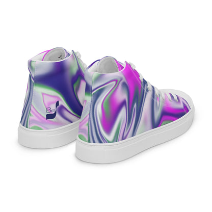 Burst BeSculpt Women’s High Top Canvas Shoes