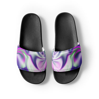 Burst BeSculpt Abstract Art Women's Slides